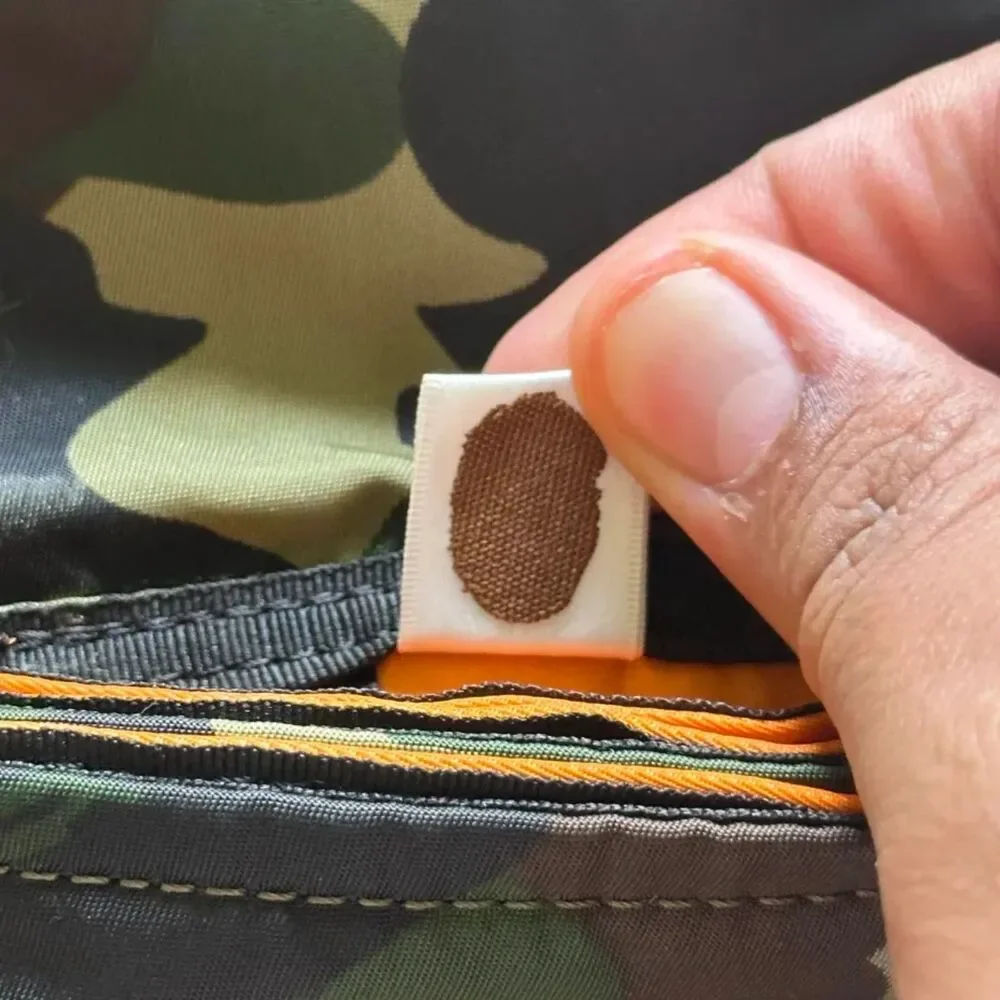 A Bathing Ape Bape X Porter Shark Camo Crossbody Bag Travel Case
